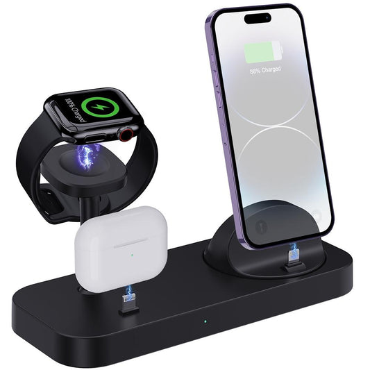 4 In 1 Charging Stand For Apple Watch And Airpods - White