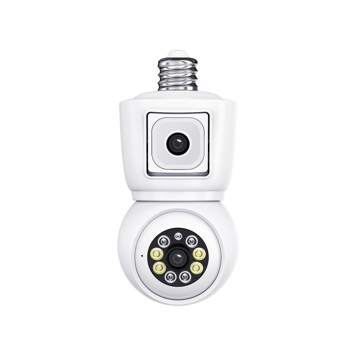 Waterproof Wifi Dual Lens Camera With Motion Detection And Two-Way Audio