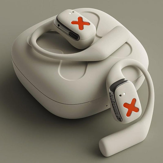 Wireless Earphones with App Control - Ear-mounted - White