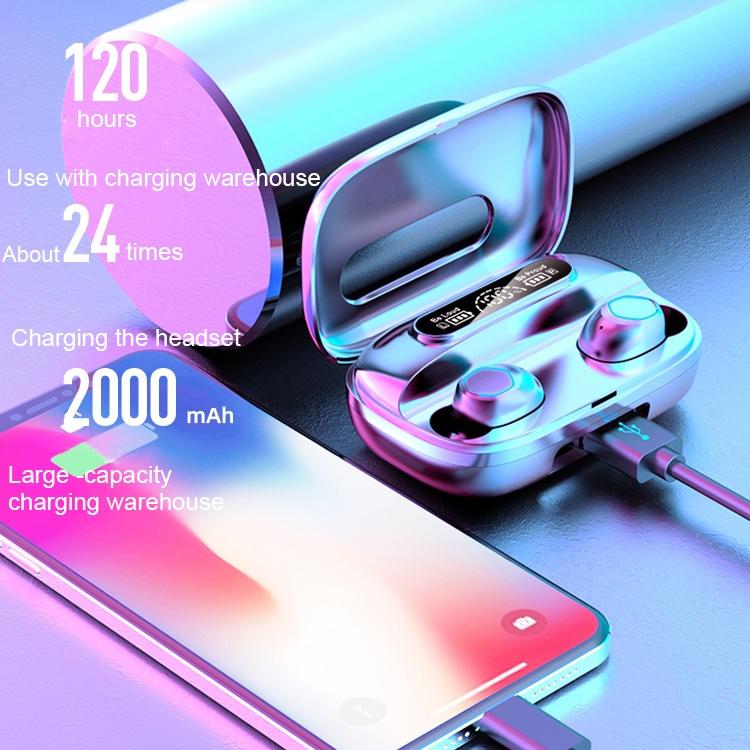 Black True Wireless Bluetooth Earbuds