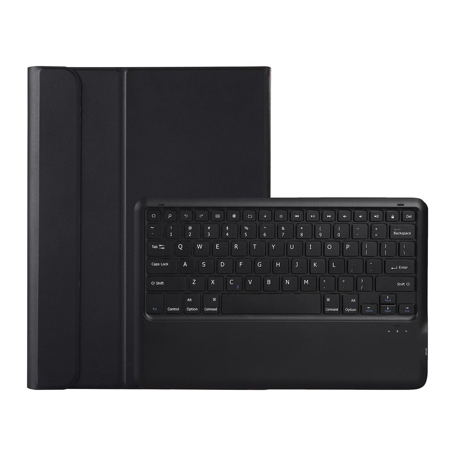 Detachable Bluetooth Keyboard Leather Case For Ipad Pro 12.9 With Tpu Bracket - Black