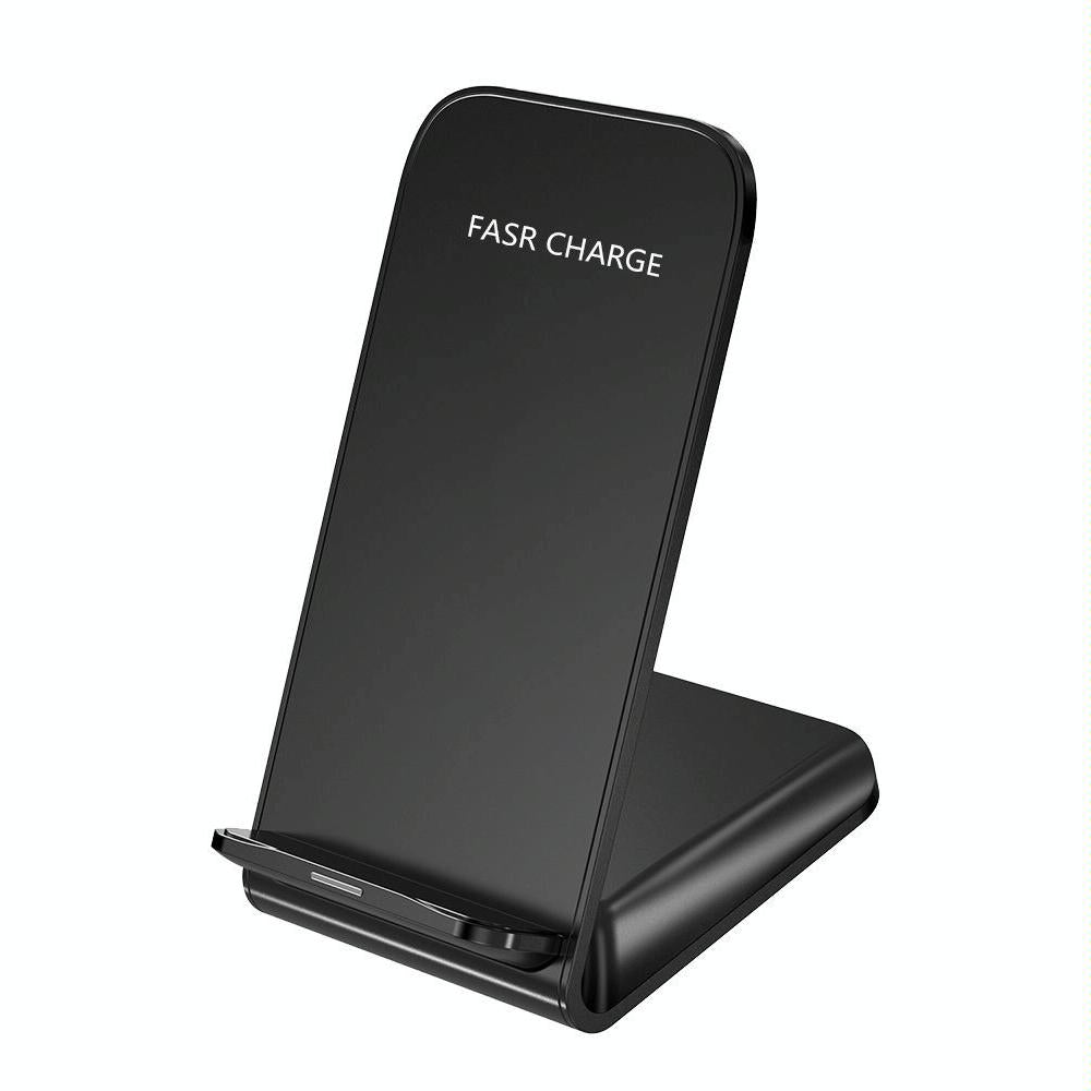 15W Wireless Desktop Charger With Fast Charging - Black