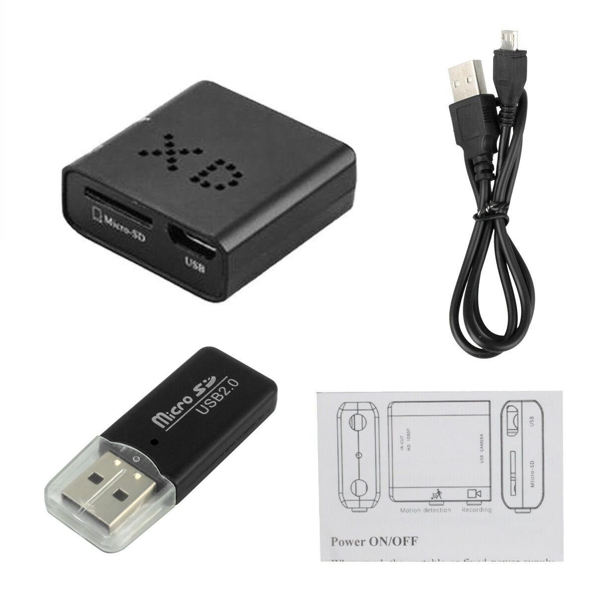 Smart Ir-Cut Night Vision Sports Camera - 1080P Hd Direct Version No Battery