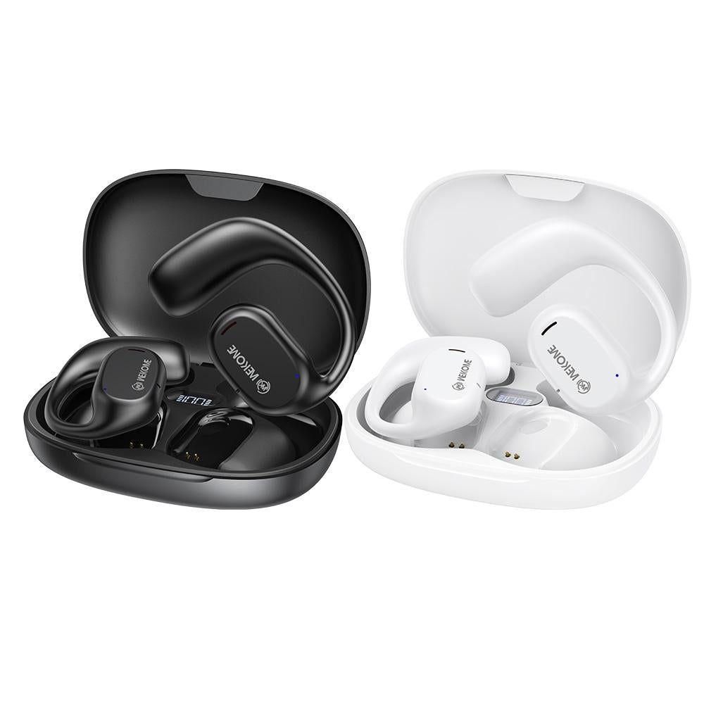 Wireless Bluetooth Earphone - Wk Va15 Air Conduction - Ear Hanging - Black