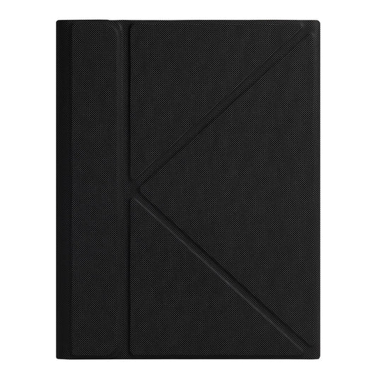 Bluetooth Keyboard Leather Case For Ipad 9.7 - Triangle Holder & Pen Slot - Black Diamond Pattern