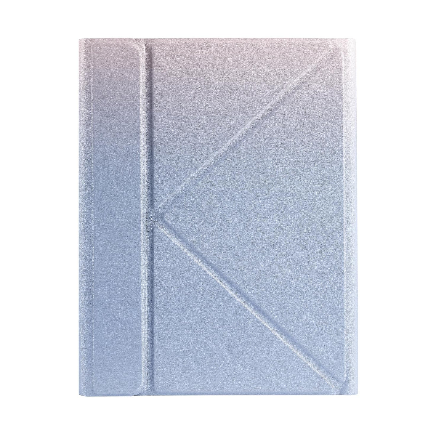 Bluetooth Keyboard Leather Case For Ipad 9.7 - Triangle Holder & Pen Slot - Black Diamond Pattern