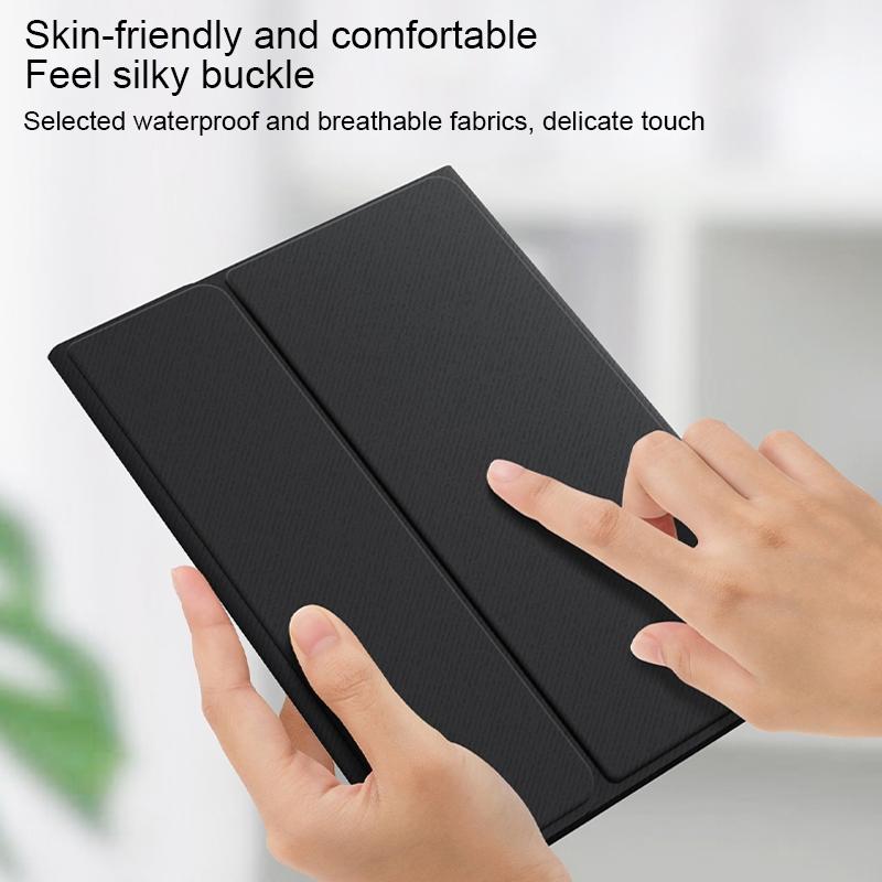 Detachable Bluetooth Keyboard Leather Case For Ipad Mini 6 With Holder - Black
