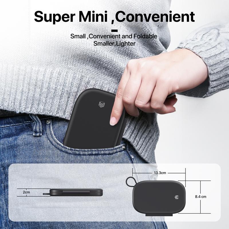 3 In 1 Magnetic Wireless Charger For Apple Devices - Black