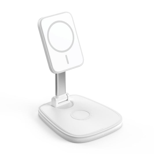 15W Multifunctional Desktop Wireless Charger - Black