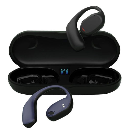Wireless Bluetooth Sports Earphone - Js270 Hanging Ear Design - Black