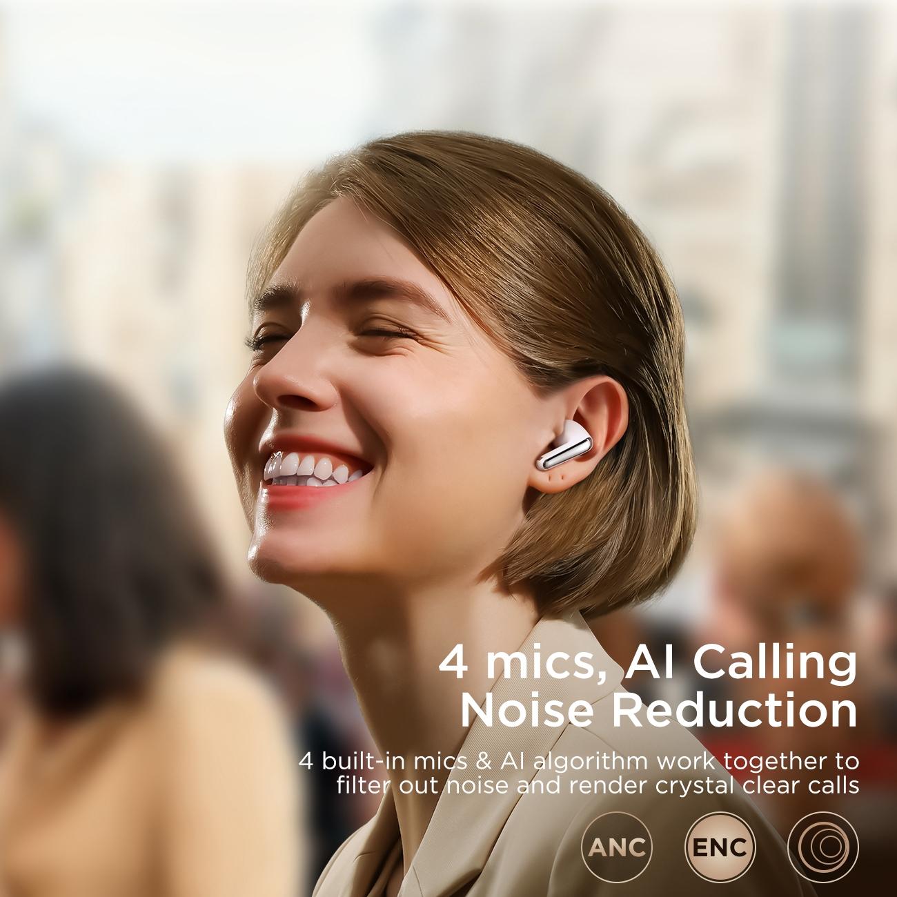 True Wireless Funpods Bluetooth Earphones - Black