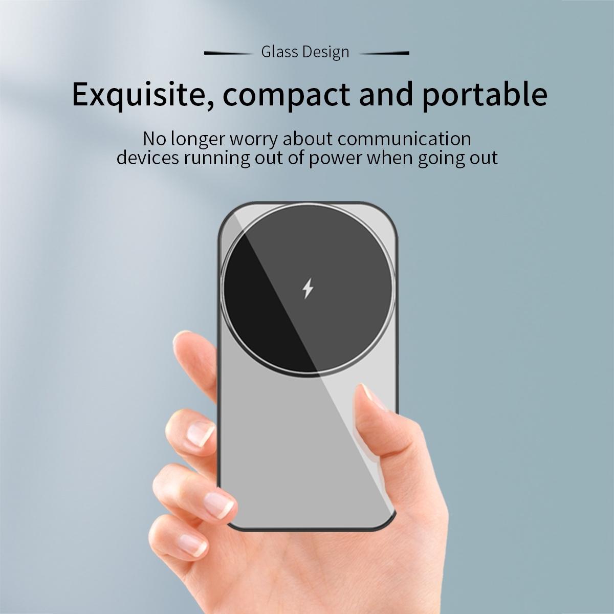 Foldable 3 In 1 Rgb Led Wireless Charger - Black