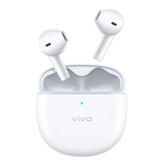 Wireless Dual Mic Tws Air Earphones with Noise Reduction - White