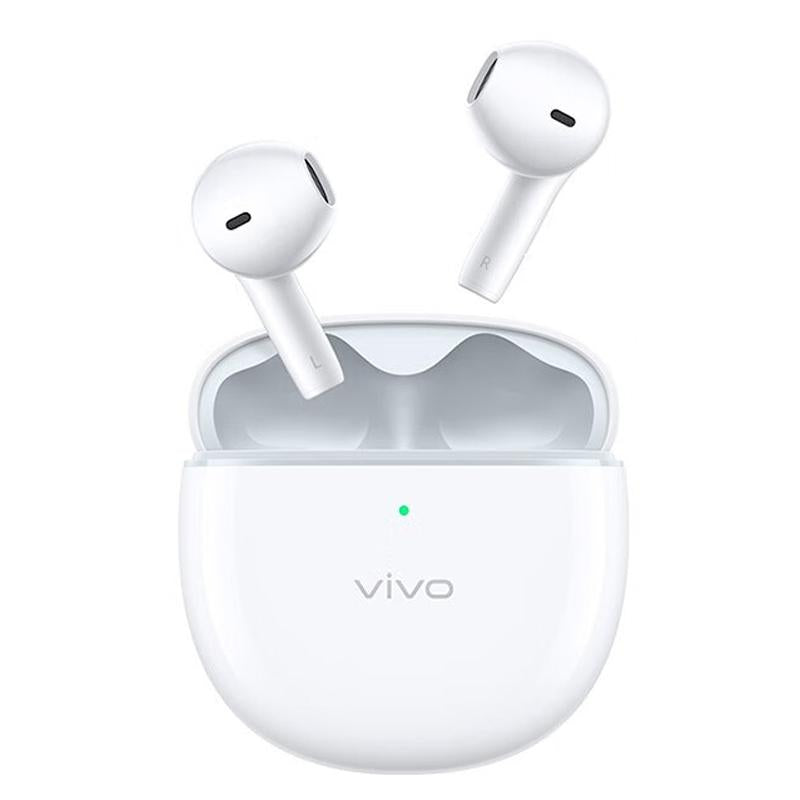 Wireless Dual Mic Tws Air Earphones with Noise Reduction - White