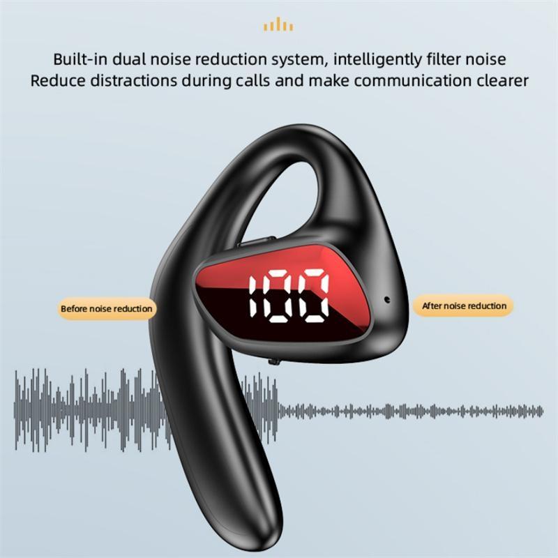 Air Conduction Bluetooth Earphone - Business Model - Black