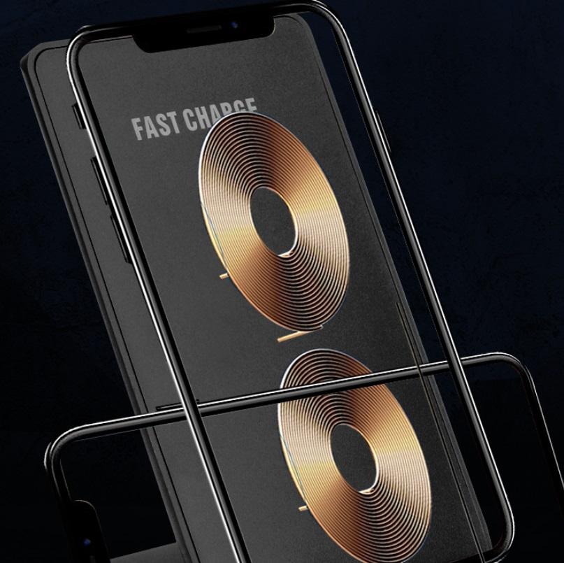 10W Vertical Wireless Charger For Smartphones Black