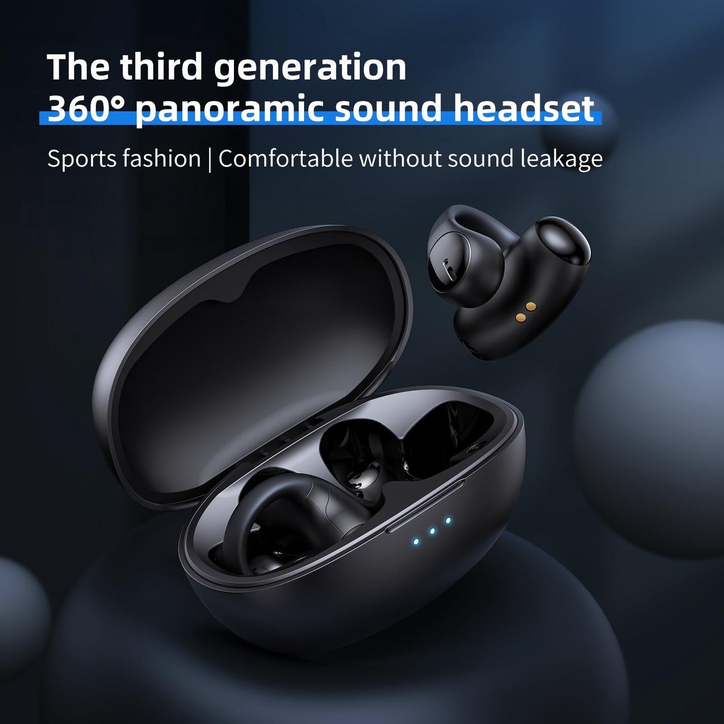 Wireless Bluetooth Earphone - Ear-mounted T306 - Black