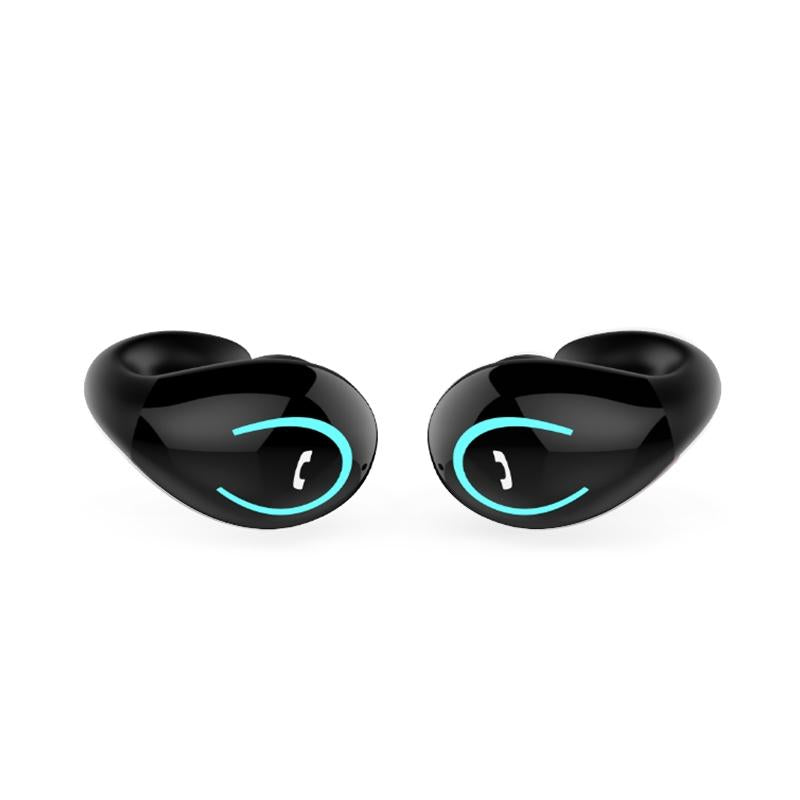 Ultra-light Wireless Bluetooth Earphones - Yx08 Stereo V5.0 - Black