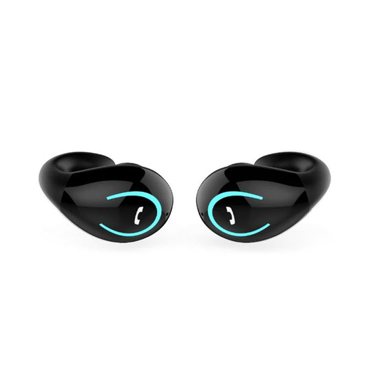 Ultra-light Wireless Bluetooth Earphones - Yx08 Stereo V5.0 - Black