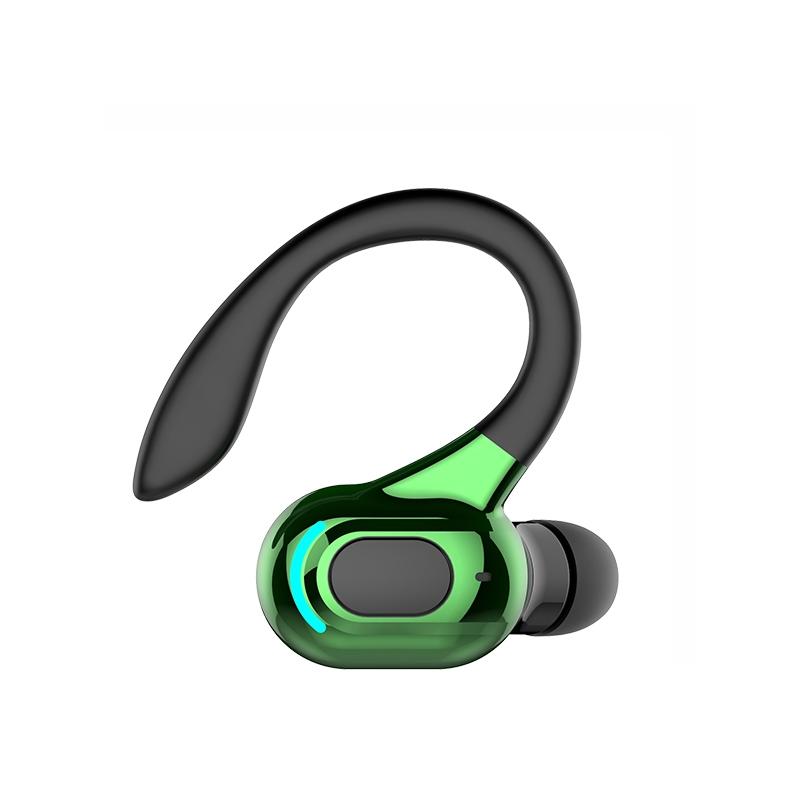 Wireless Sports Earphones - F8 Bluetooth 5.1 Ear-mounted Stereo - Black