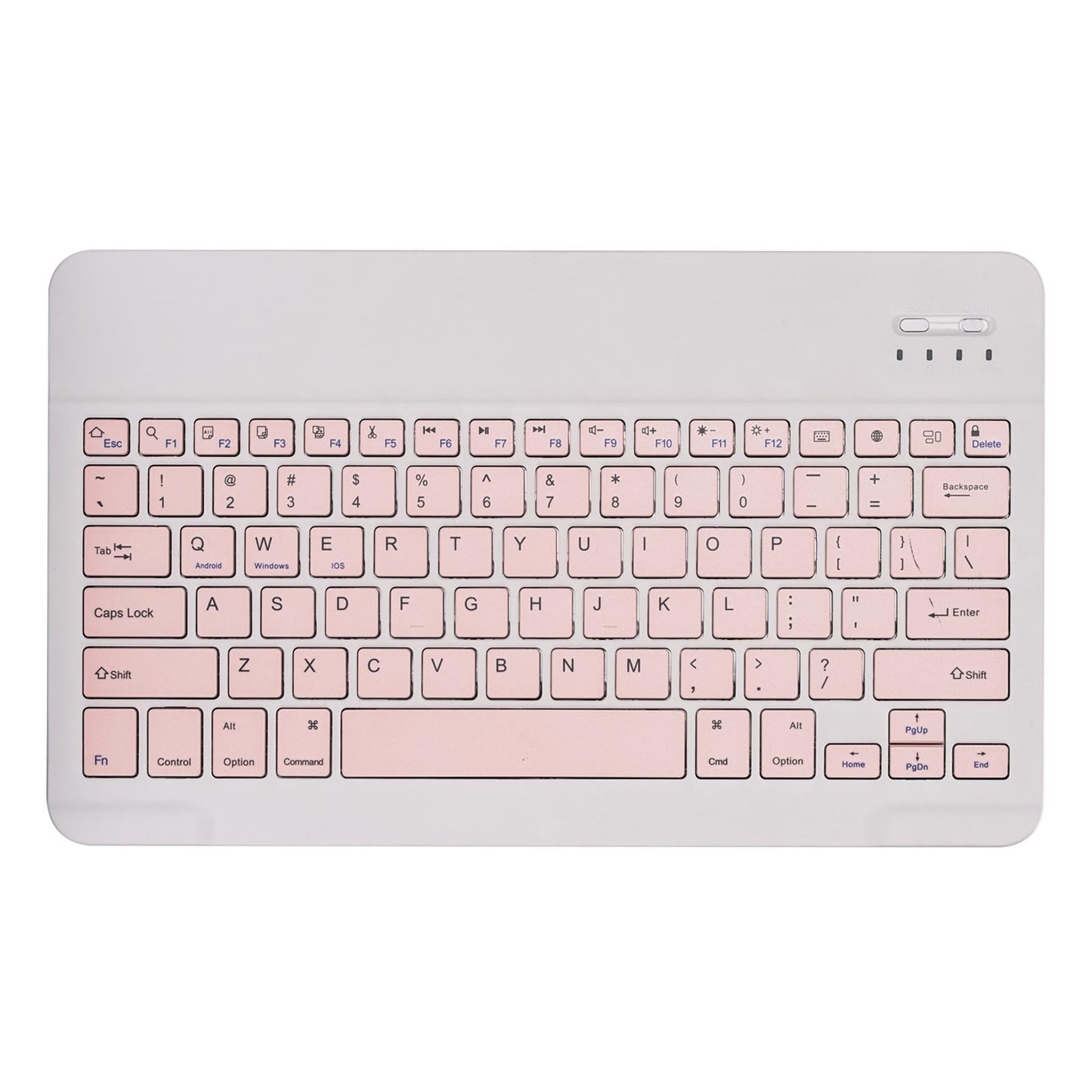 Detachable Bluetooth Keyboard Tablet Case For Ipad Pro 12.9 With Holder Pen Slot - Black