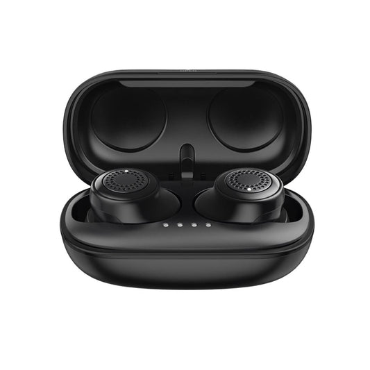 True Wireless Bluetooth Earphones with Charging Box - 5.0 - Black