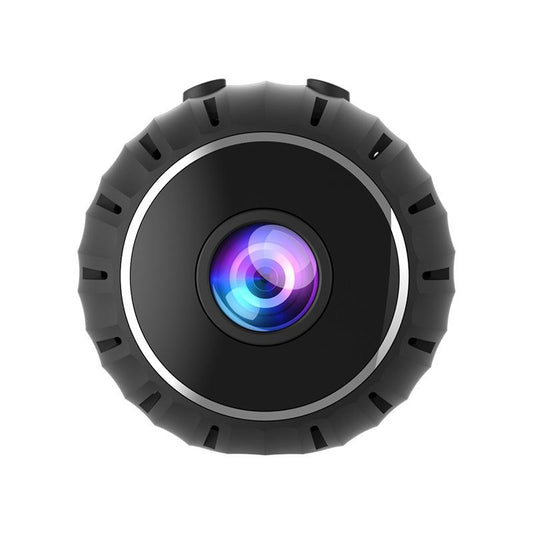 Mini Wifi Camera With Infrared Night Vision And Base - Black