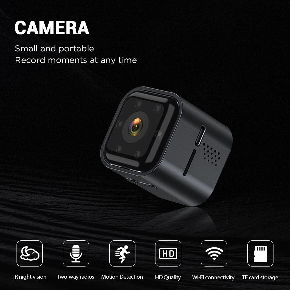 Smart Mini Night Vision Camera - Black Outdoor