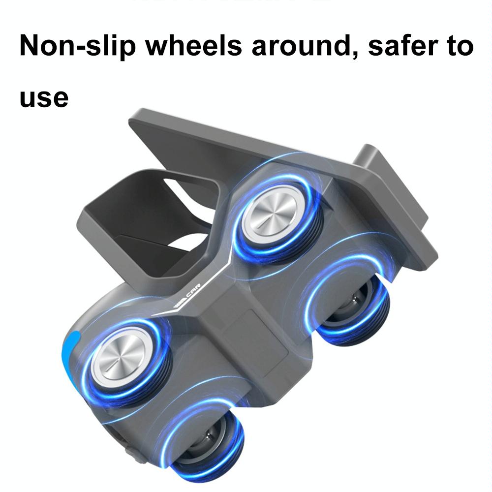 15W 3 In 1 Forklift Wireless Charger With Led Light - Gray