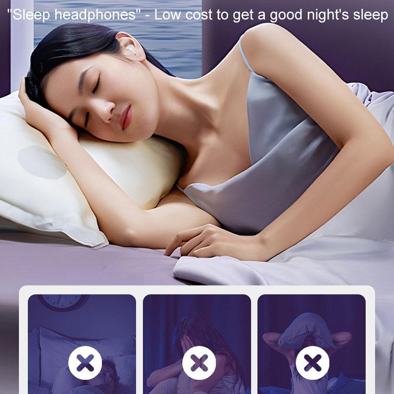 Wireless Sleep Earphones - Bluetooth 5.3 - Tws - Mini - Side Sleeping - Running - Sports - White