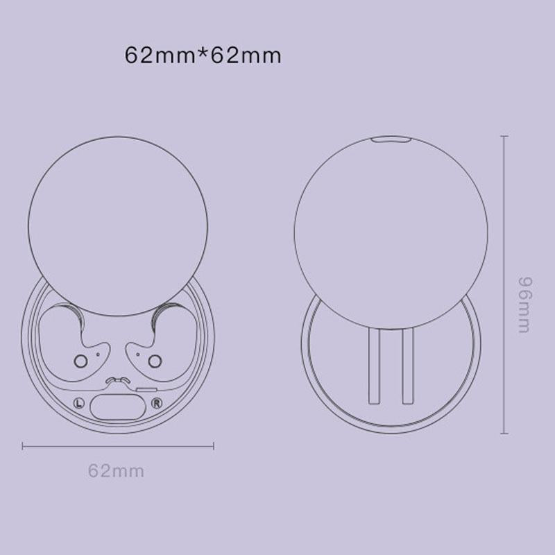 Wireless Sleep Earphones - Bluetooth 5.3 - Tws - Mini - Side Sleeping - Running - Sports - White