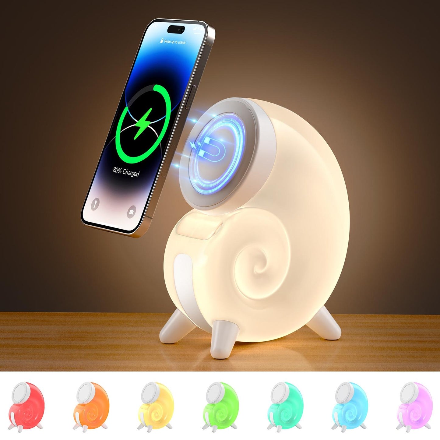 Rgb Touch Night Light Magsafe Wireless Charger