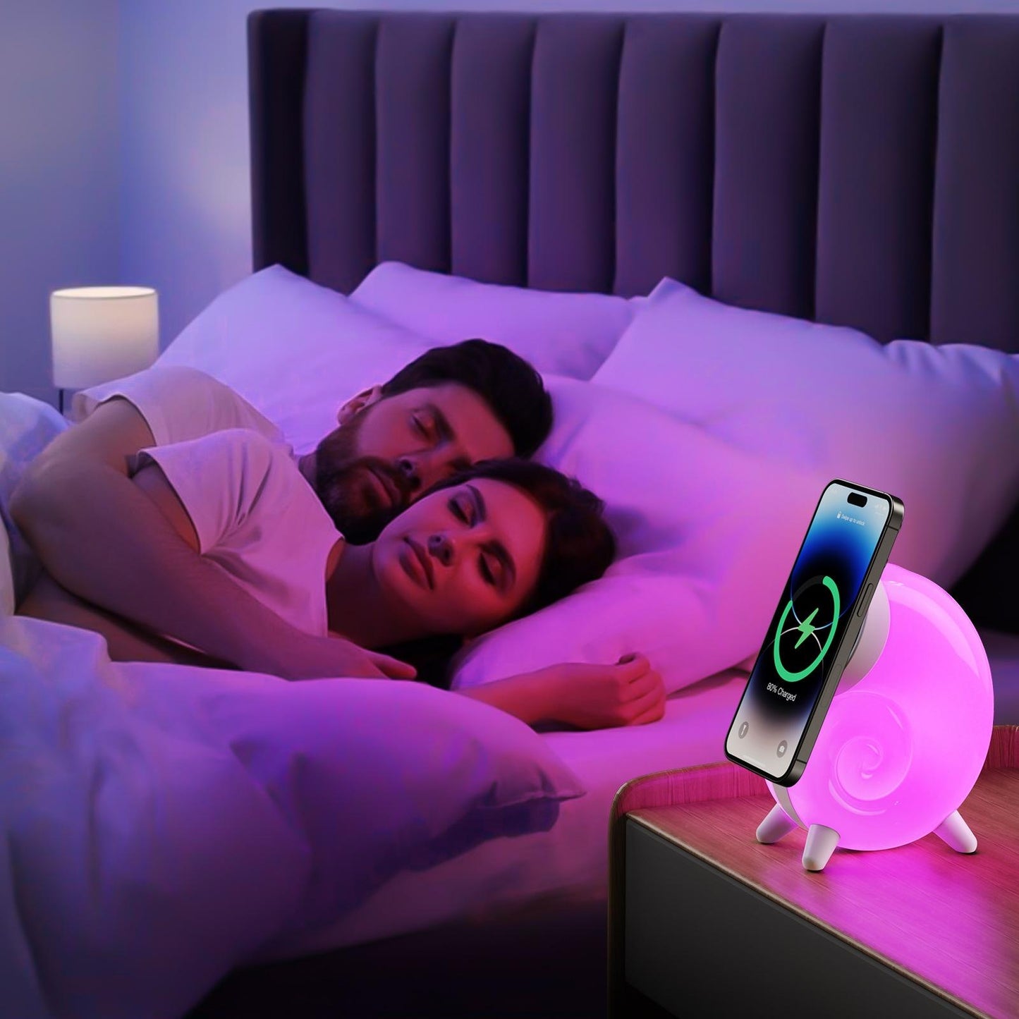 Rgb Touch Night Light Magsafe Wireless Charger