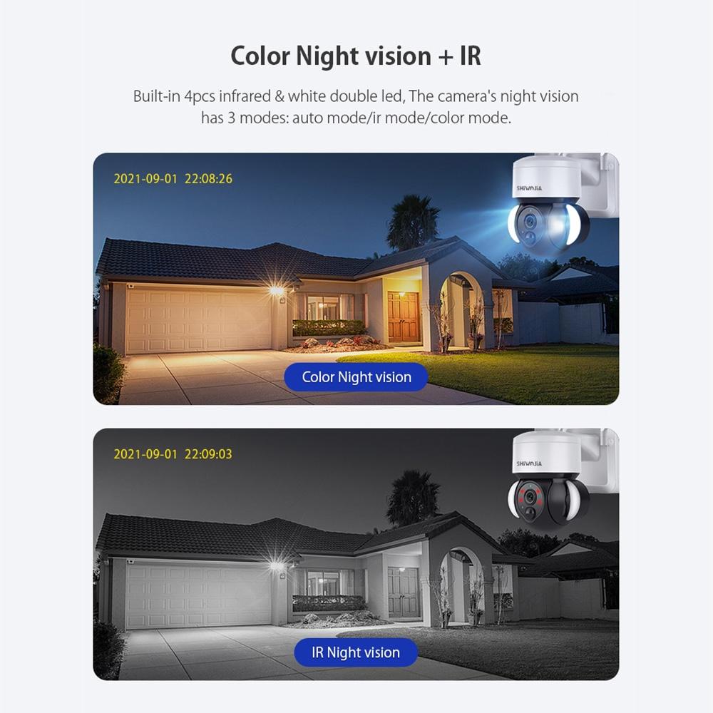 3Mp Solar Dome 4G Camera With Waterproof Ip66 Two-Way Audio Pir Motion Detection And Night Vision - Black