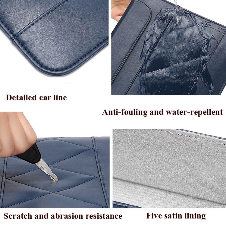 14-15 Inch Thin & Light Microfiber Leather Notebook Liner Bag for Computers - Blue