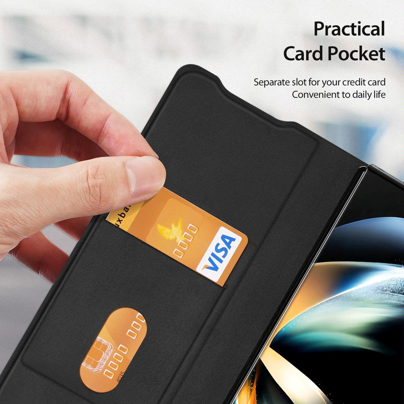 For Samsung Galaxy Z Fold4 5G Dux Ducis Bril Case - Pu Tpu