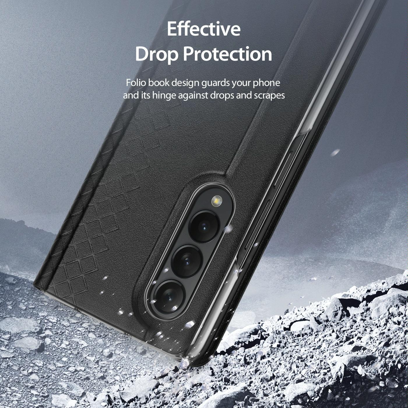 For Samsung Galaxy Z Fold4 5G Dux Ducis Bril Case - Pu Tpu