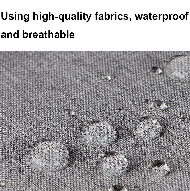 Waterproof Laptop Handbag - 15.6 Inches Shock-absorbing & Large-capacity - Grey