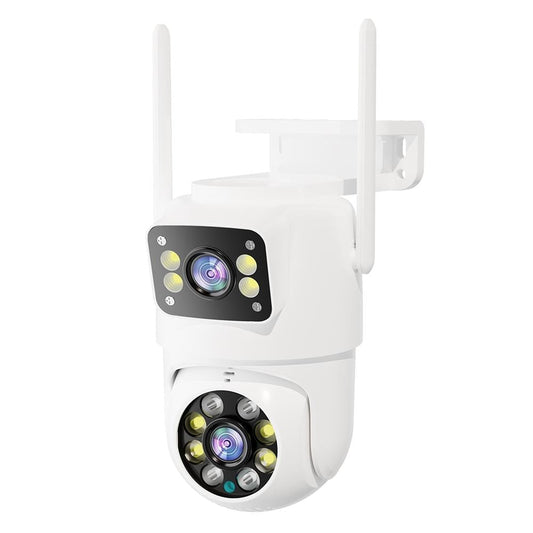 Outdoor Wifi Camera With 4Mp Resolution And Two-Way Voice Ip66 Waterproof White