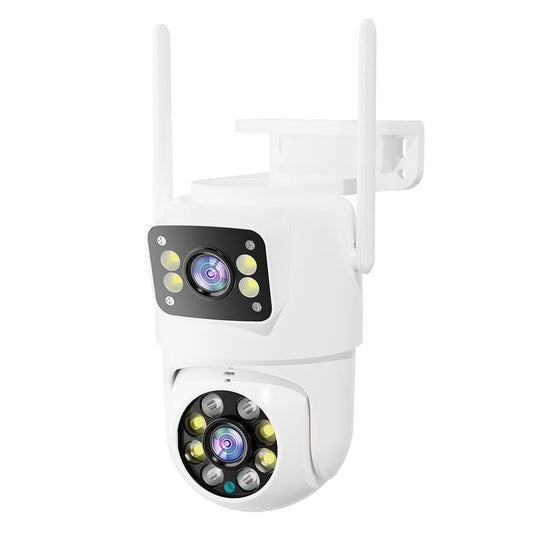 Outdoor Wifi Camera With 4Mp Resolution And Two-Way Voice Ip66 Waterproof White
