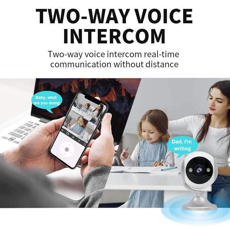 180 Degree Panoramic Smart Ptz Wifi Camera - White