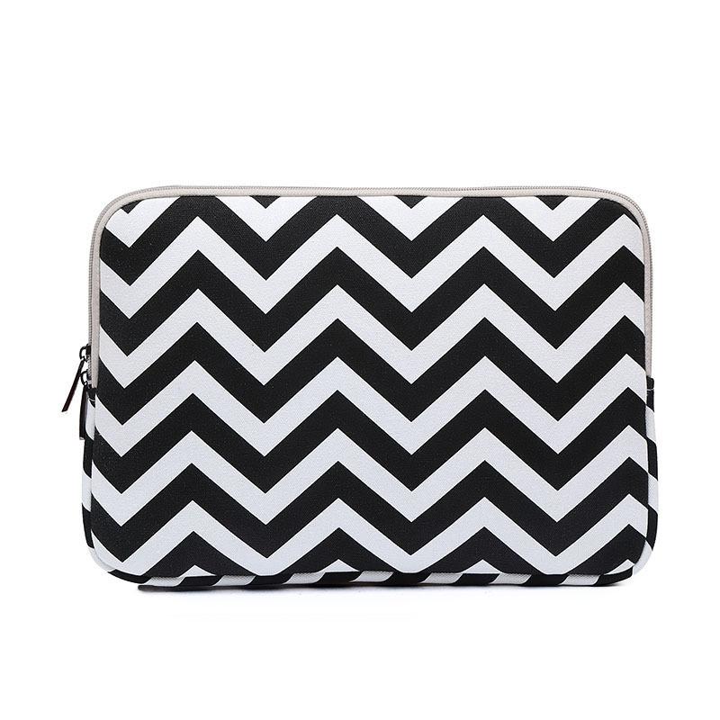 14 Wavy Pattern Notebook Liner Bag - Wavy Design - Gray