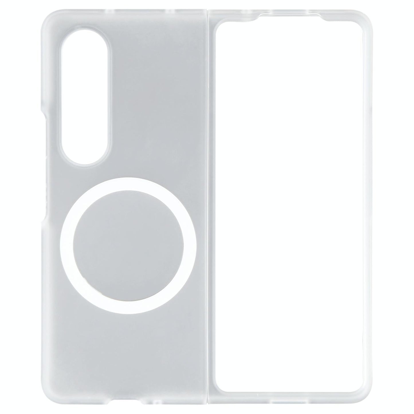 For Samsung Galaxy Z Fold4 5G Shockproof Magsafe Case - Transparent