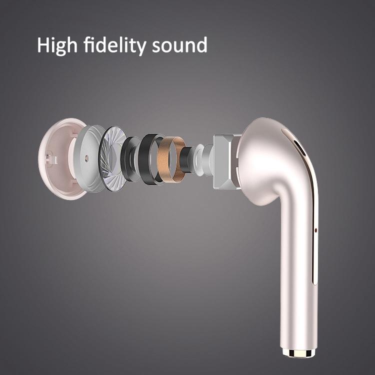 Wireless t & g J18 Bluetooth Earphones with Charging Box - Black