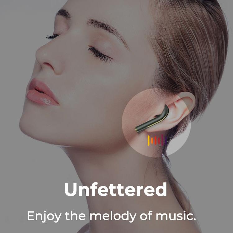 Wireless t & g J18 Bluetooth Earphones with Charging Box - Black