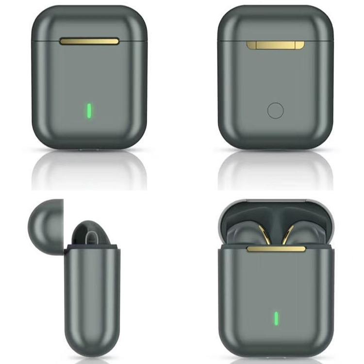 Wireless t & g J18 Bluetooth Earphones with Charging Box - Black