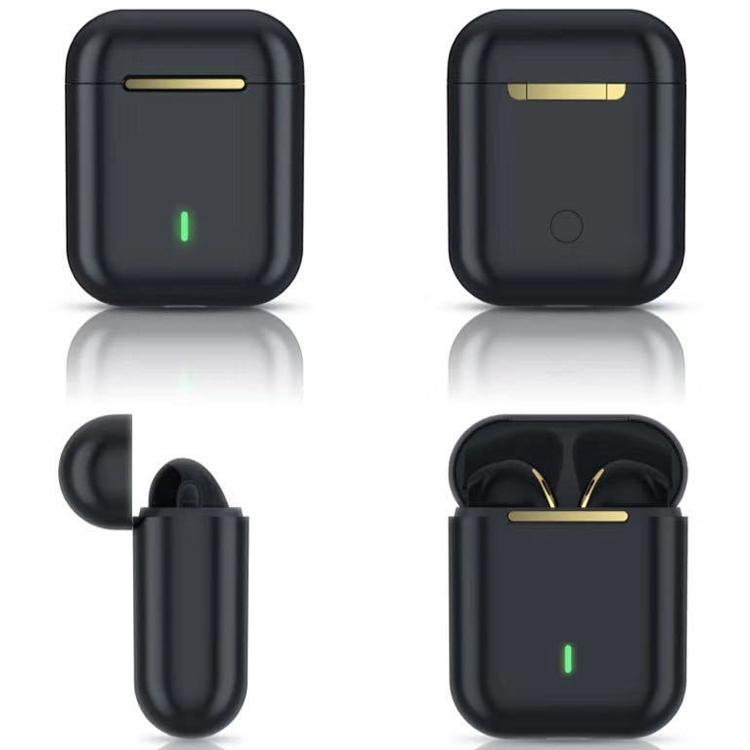Wireless t & g J18 Bluetooth Earphones with Charging Box - Black