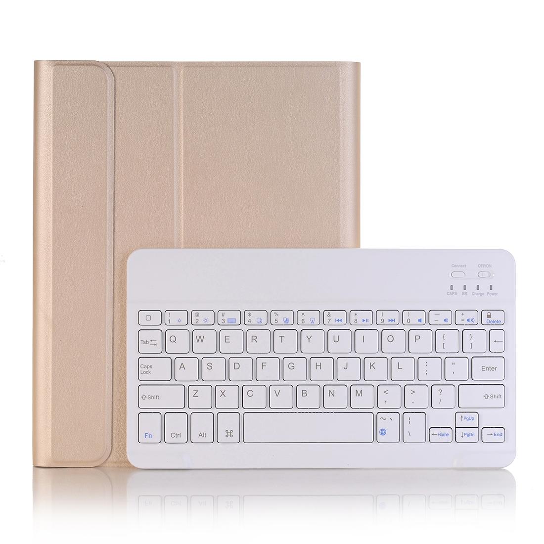 Ultra-Thin Detachable Bluetooth Keyboard Tablet Case For Ipad 10.2 2019 With Stand & Pen Slot - Black