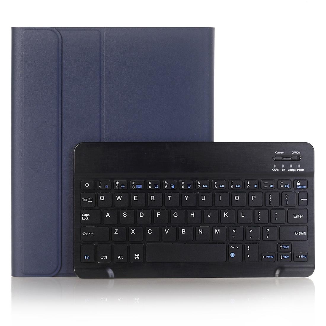 Ultra-Thin Detachable Bluetooth Keyboard Tablet Case For Ipad 10.2 2019 With Stand & Pen Slot - Black
