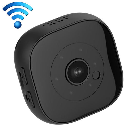720P Mini Wearable Wifi Camera - 120 Degree Wide Angle - Black